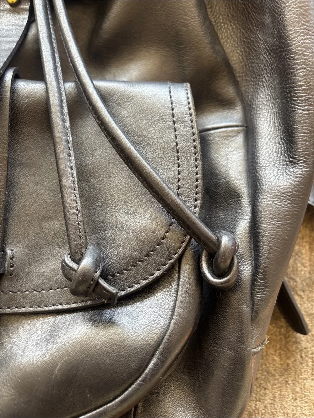 NWOT - Madewell 'The Transport Rucksack' Black Leather